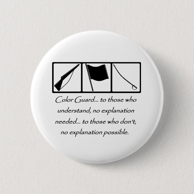 Macaron Rond 5 Cm Bouton Compréhension du garde-couleur (Devant)