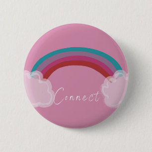 Macaron Rond 5 Cm Bouton Connexion