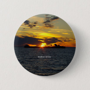 Macaron Rond 5 Cm Bouton coucher de soleil Wilfred Sykes