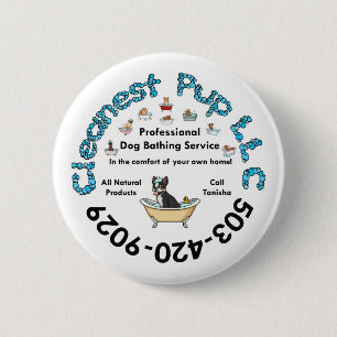 MACARON ROND 5 CM BOUTON CP
