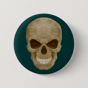 Macaron Rond 5 Cm Bouton crâne Camouflage