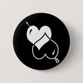 Macaron Rond 5 Cm Bouton cruel d'AMOUR