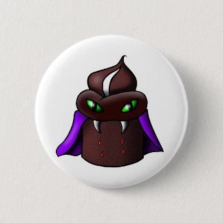 Macaron Rond 5 Cm Bouton Cupcake Vampire
