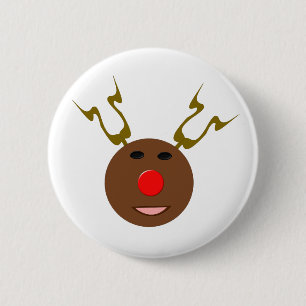 Macaron Rond 5 Cm Bouton Cyber rennes de Noël