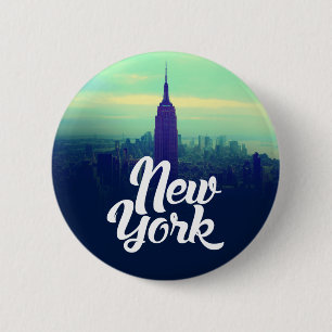 Macaron Rond 5 Cm Bouton Cycle de New York