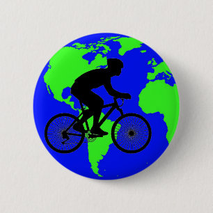 Macaron Rond 5 Cm Bouton cycliste