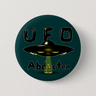 Macaron Rond 5 Cm Bouton d'abducté d'UFO