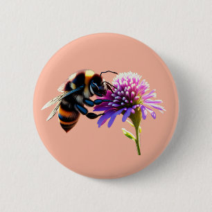 Macaron Rond 5 Cm Bouton d'abeille