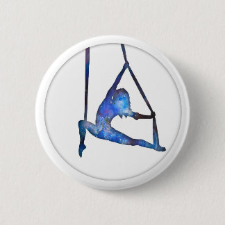 Macaron Rond 5 Cm Bouton d'Aerialist de galaxie