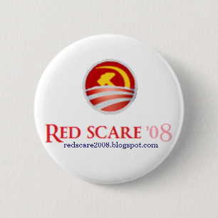 Macaron Rond 5 Cm Bouton d'alerte rouge