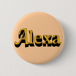 Macaron Rond 5 Cm Bouton d'Alexa