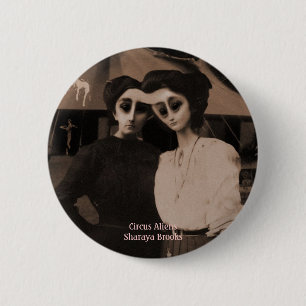 Macaron Rond 5 Cm Bouton d'aliens de cirque