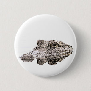 Macaron Rond 5 Cm Bouton d'alligator