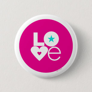 Macaron Rond 5 Cm Bouton d'amour