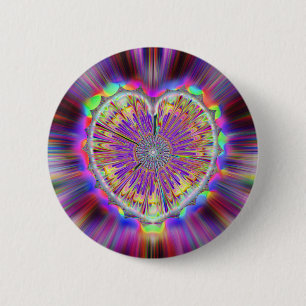 Macaron Rond 5 Cm Bouton d'amour