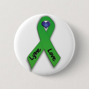 Macaron Rond 5 Cm Bouton d'amour de Lyme
