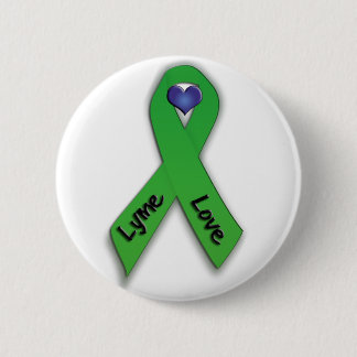 Macaron Rond 5 Cm Bouton d'amour de Lyme