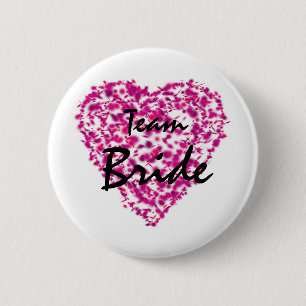 Macaron Rond 5 Cm Bouton d'amour de peinture d'abrégé sur jeune