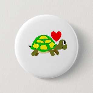 Macaron Rond 5 Cm Bouton d'amour de tortue