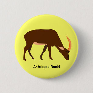Macaron Rond 5 Cm Bouton d'antilope
