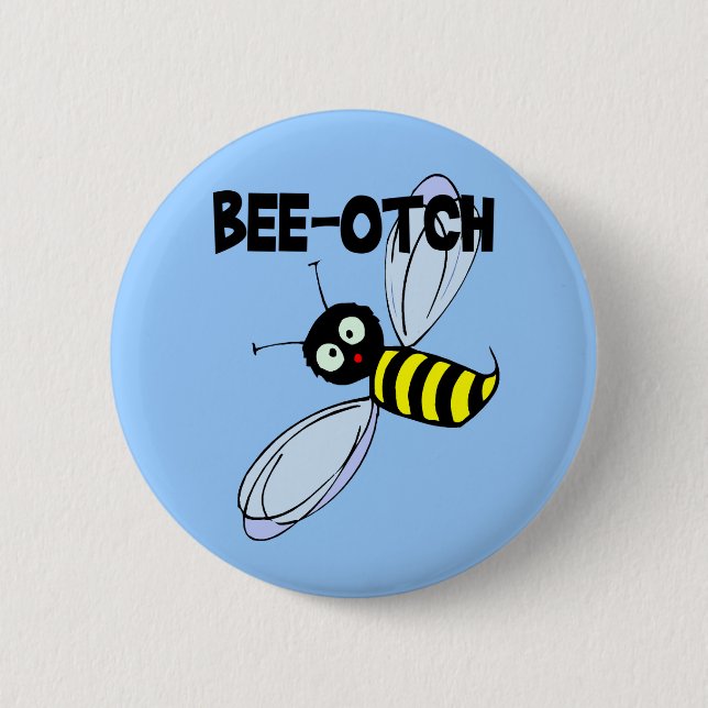 Macaron Rond 5 Cm Bouton d'apiculture (Devant)