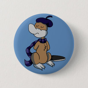 Macaron Rond 5 Cm Bouton d'Arist Platypi
