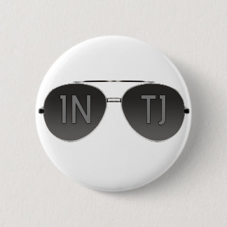Macaron Rond 5 Cm Bouton d'aviateur d'INTJ