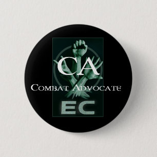 Macaron Rond 5 Cm Bouton d'avocat de combat de logo de l'EC