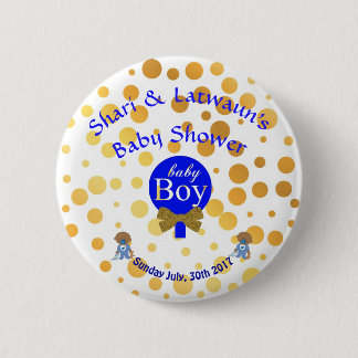 Macaron Rond 5 Cm bouton de baby shower
