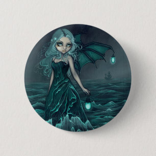 Macaron Rond 5 Cm Bouton "de balise de mer"