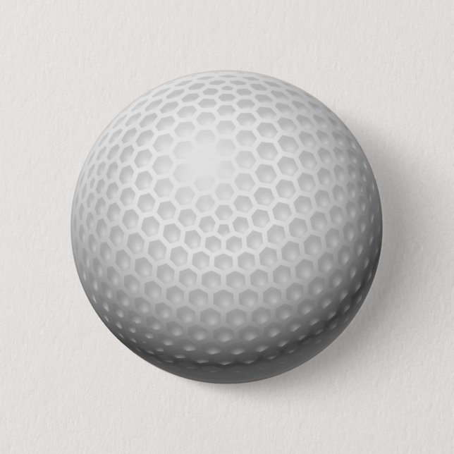 Macaron Rond 5 Cm Bouton de balle de golf (Devant)