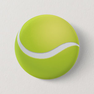 Macaron Rond 5 Cm Bouton de balle de tennis