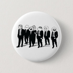 Macaron Rond 5 Cm Bouton de bande de rage