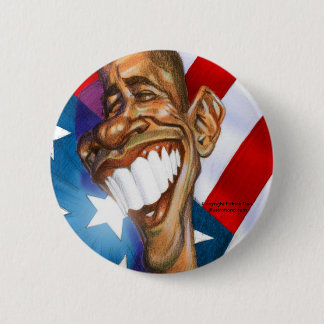 Macaron Rond 5 Cm Bouton de Barack Obama