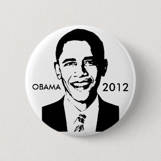 Macaron Rond 5 Cm Bouton de Barack Obama 2012