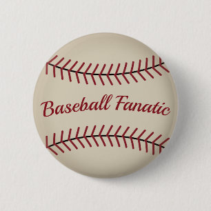Macaron Rond 5 Cm Bouton de baseball