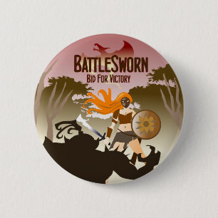 Macaron Rond 5 Cm Bouton de Battlesworn