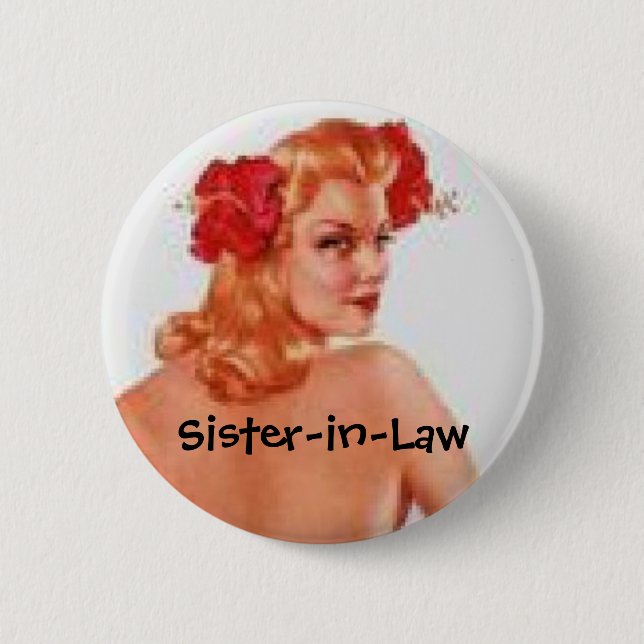 Macaron Rond 5 Cm Bouton de Becky (Devant)