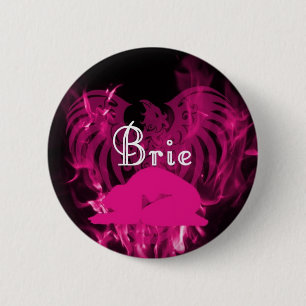 Macaron Rond 5 Cm Bouton de Bennett de brie