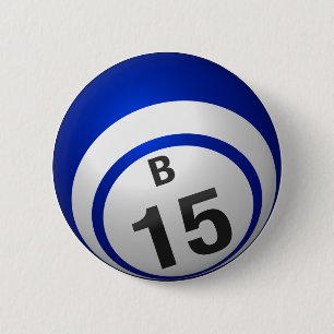 Macaron Rond 5 Cm Bouton de bingo-test de B 15