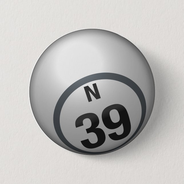 Macaron Rond 5 Cm Bouton de bingo-test de N 39 (Devant)
