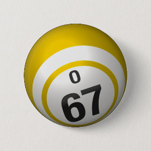 Macaron Rond 5 Cm Bouton de bingo-test d'O 67