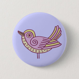Macaron Rond 5 Cm Bouton de birdie