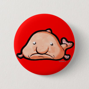 Macaron Rond 5 Cm Bouton de Blobfish