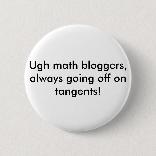 Macaron Rond 5 Cm bouton de bloggers de maths (Devant)