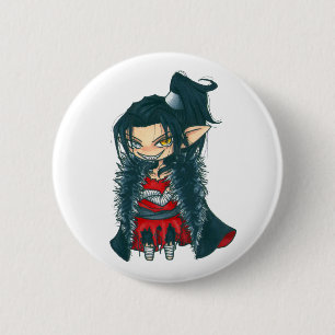 Macaron Rond 5 Cm Bouton de BobbleHead Crenen