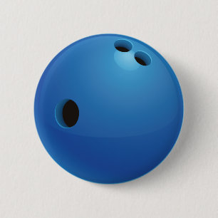 Macaron Rond 5 Cm Bouton de boule de bowling
