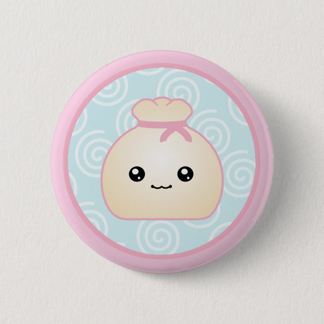 Macaron Rond 5 Cm Bouton de boulette de Kawaii (Devant)