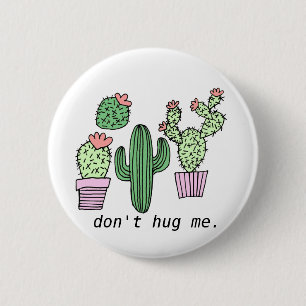 Macaron Rond 5 Cm Bouton de cactus mignon