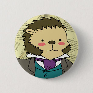 Macaron Rond 5 Cm Bouton de camée de Pushkin